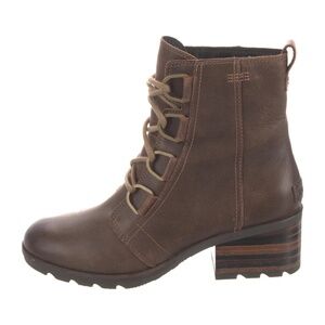 Sorel “Joan” Lace-Up Leather Ankle Boots - Size 9